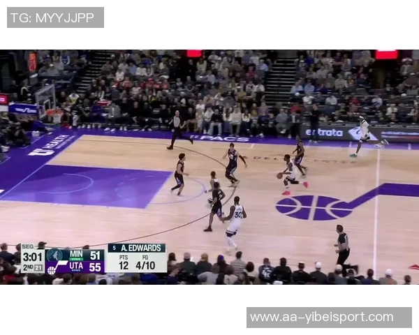 爱德华兹精准传球助攻戈贝尔轻松扣篮破包夹防守 爱德华兹精准传球助攻戈贝尔轻松扣篮破包夹防守